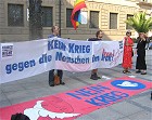 13.Juli 2006: Mahnwache - Aktion zum Bush-Besuch