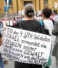 29.Juli 2006: Protestkundgebung gegen den Krieg im Libanon