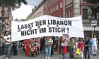 5.August 2006: Demonstrationszug und Kundgebung gegen den Krieg im Libanon