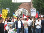 5.August 2006: Demonstrationszug und Kundgebung gegen den Krieg im Libanon