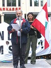 5.August 2006: Demonstrationszug und Kundgebung gegen den Krieg im Libanon