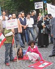 5.August 2006: Demonstrationszug und Kundgebung gegen den Krieg im Libanon