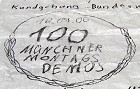 18.September 2006: 100. M�nchener Montags-Demo