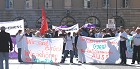 29.September 2006: Demo der BenQ-Kollegen vor der Zentrale der SIEMENS AG am Wittelsbacherplatz