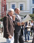 29.September 2006: Demo der BenQ-Kollegen vor der Zentrale der SIEMENS AG am Wittelsbacherplatz