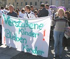 29.September 2006: Demo der BenQ-Kollegen vor der Zentrale der SIEMENS AG am Wittelsbacherplatz