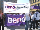 29.September 2006: Demo der BenQ-Kollegen vor der Zentrale der SIEMENS AG am Wittelsbacherplatz