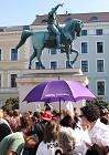 29.September 2006: Demo der BenQ-Kollegen vor der Zentrale der SIEMENS AG am Wittelsbacherplatz