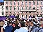 29.September 2006: Demo der BenQ-Kollegen vor der Zentrale der SIEMENS AG am Wittelsbacherplatz