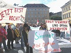 6.Oktober 2006: Demo der BenQ-Kollegen vor der Zentrale der SIEMENS AG am Wittelsbacherplatz