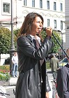 6.Oktober 2006: Demo der BenQ-Kollegen vor der Zentrale der SIEMENS AG am Wittelsbacherplatz