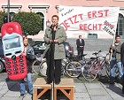 6.Oktober 2006: Demo der BenQ-Kollegen vor der Zentrale der SIEMENS AG am Wittelsbacherplatz