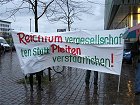 16. Oktober 2008: Protestaktionen gegen die Million�rsmesse