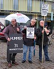 16. Oktober 2008: Protestaktionen gegen die Million�rsmesse