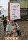 16. Oktober 2008: Protestaktionen gegen die Million�rsmesse