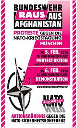 Proteste gegen die NATO-Kriegskonferenz in M�nchen